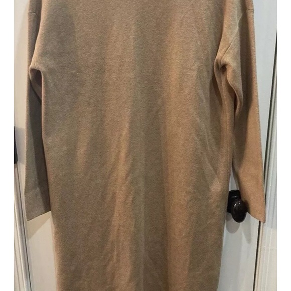Banana Republic Duster Open Front Cardigan Sweater Capsule Wardrobe XS Tan - Picture 2 of 7